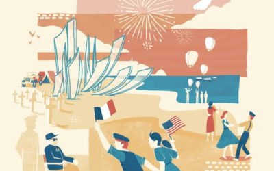 80e anniversaire du débarquement : Stickers et programme des festivités