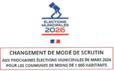 Changement de mode de scrutin